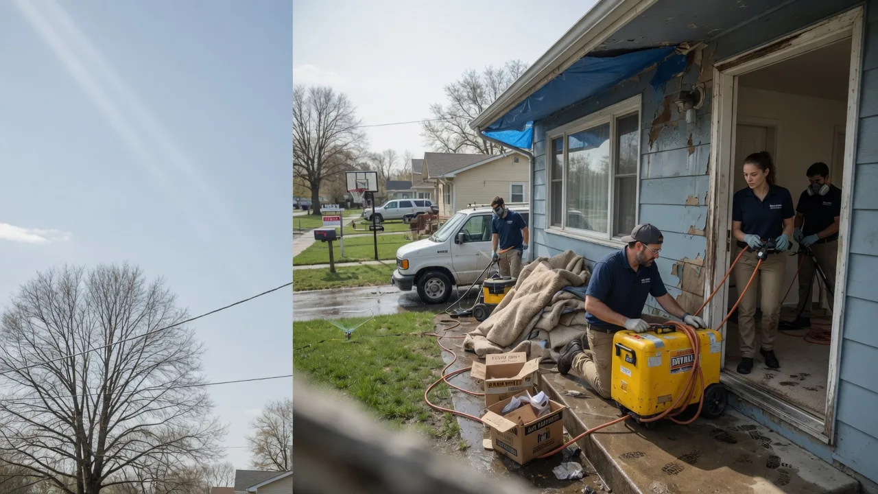 Basement Flood Cleanup in Dola, OH near me